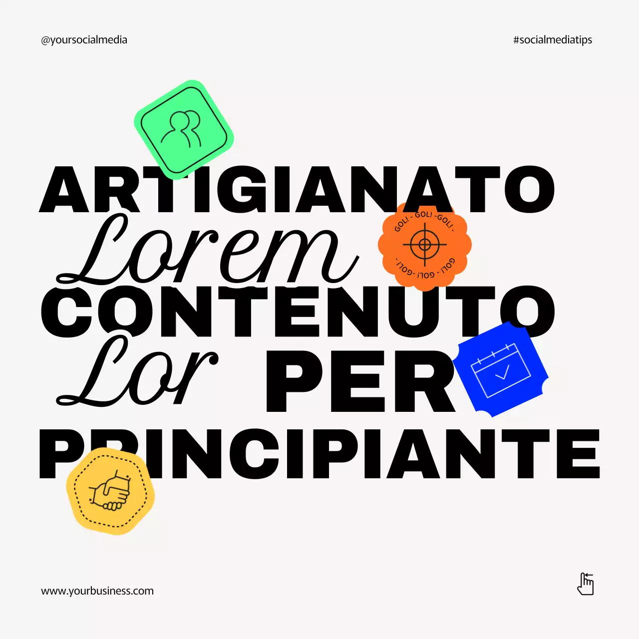 Grigio Colorato Minimale Pianificazione dei contenuti Suggerimenti per la strategia Suggerimenti per il carosello di Instagram