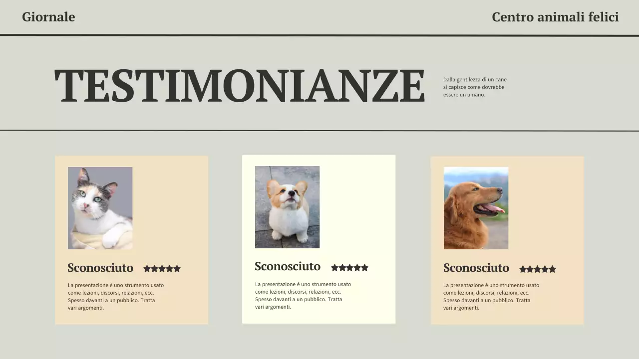 Grigio e nero Presentazione aziendale moderna e minimalista di un giornale