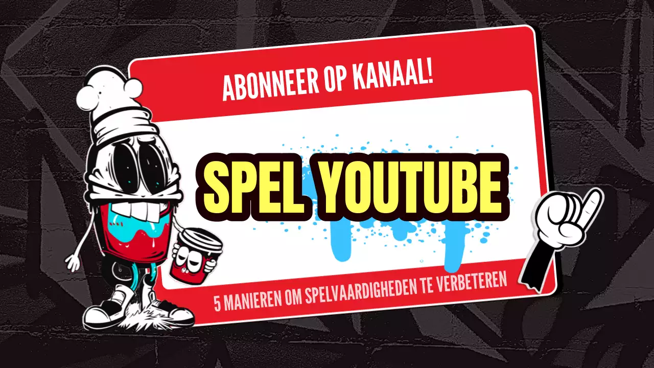 Een kitscherig rood en zwart gamekanaal promoten