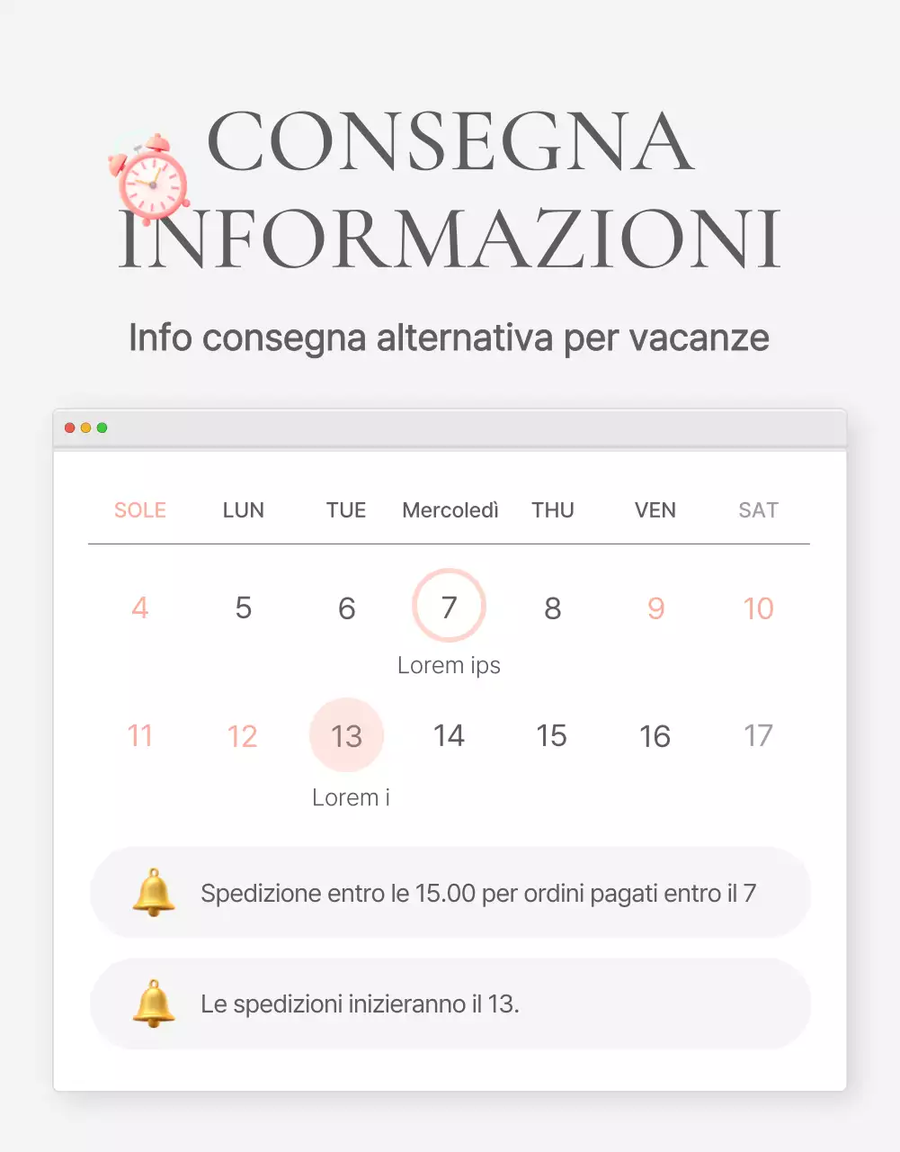Un centro commerciale di moda decorato con uno stile semplice di emoji bianche e grigie, con le istruzioni e le precauzioni necessarie.