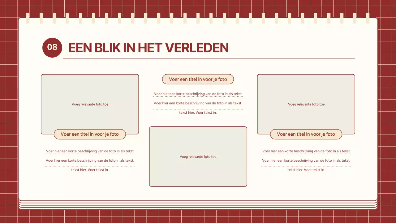 Een gezellige routebeschrijving in rood en ivoor