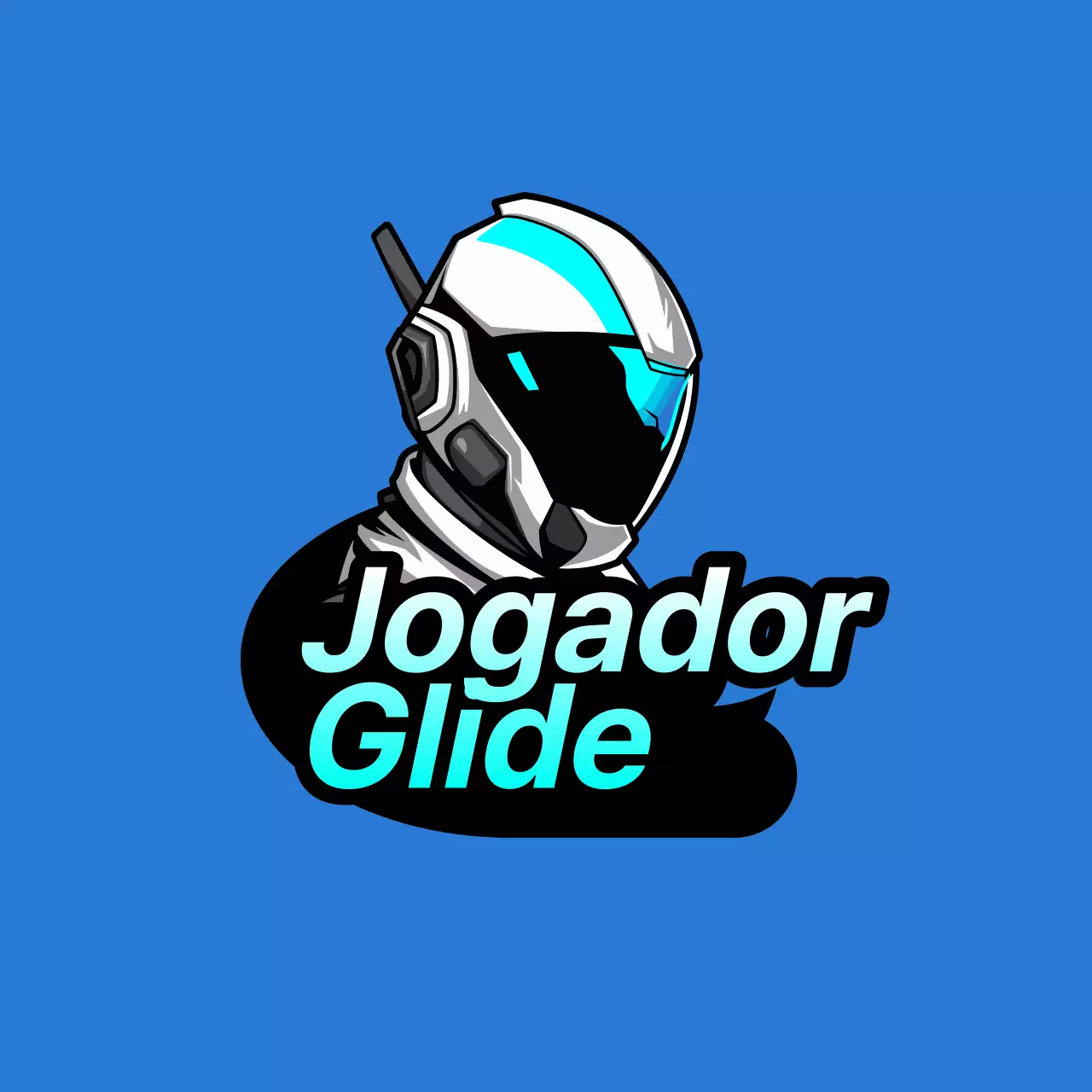 Flyer azul e preto com o logótipo SF Gamer