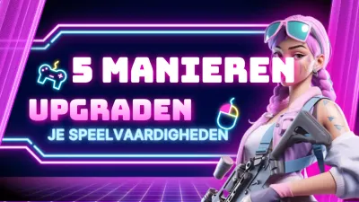 Cyberpunk-stijl YouTube-cover in zwart en paars