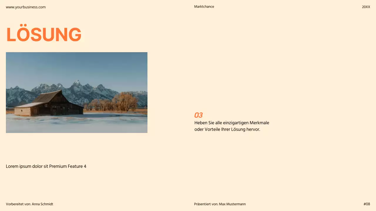 Orange Modern Minimal Bold Pitch Deck Proposal