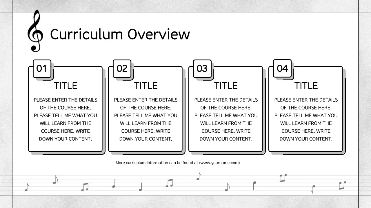Black Minimal Music Promotion Presentation