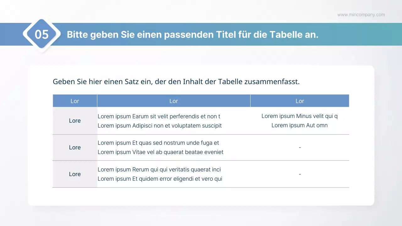 Ein einfacher Bericht für den öffentlichen Sektor in Hellblau und Minze