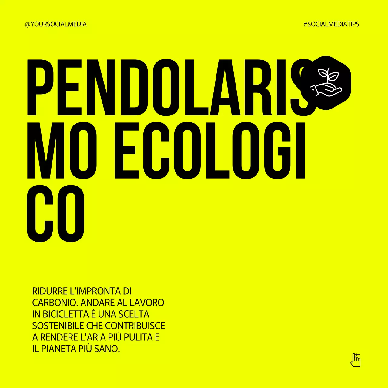 Grigio Verde neon Grassetto Giornata nazionale della bicicletta Suggerimenti Carosello di Instagram Post