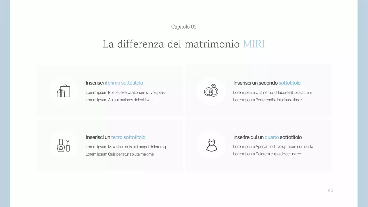 Un semplice manuale di marketing per il matrimonio in azzurro