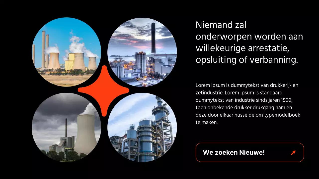 Zwart-wit Modern Zakelijk Lay-out Voorstel