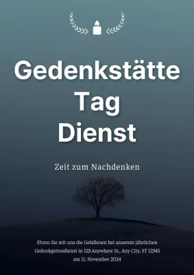 Einfacher Doodle-Flyer