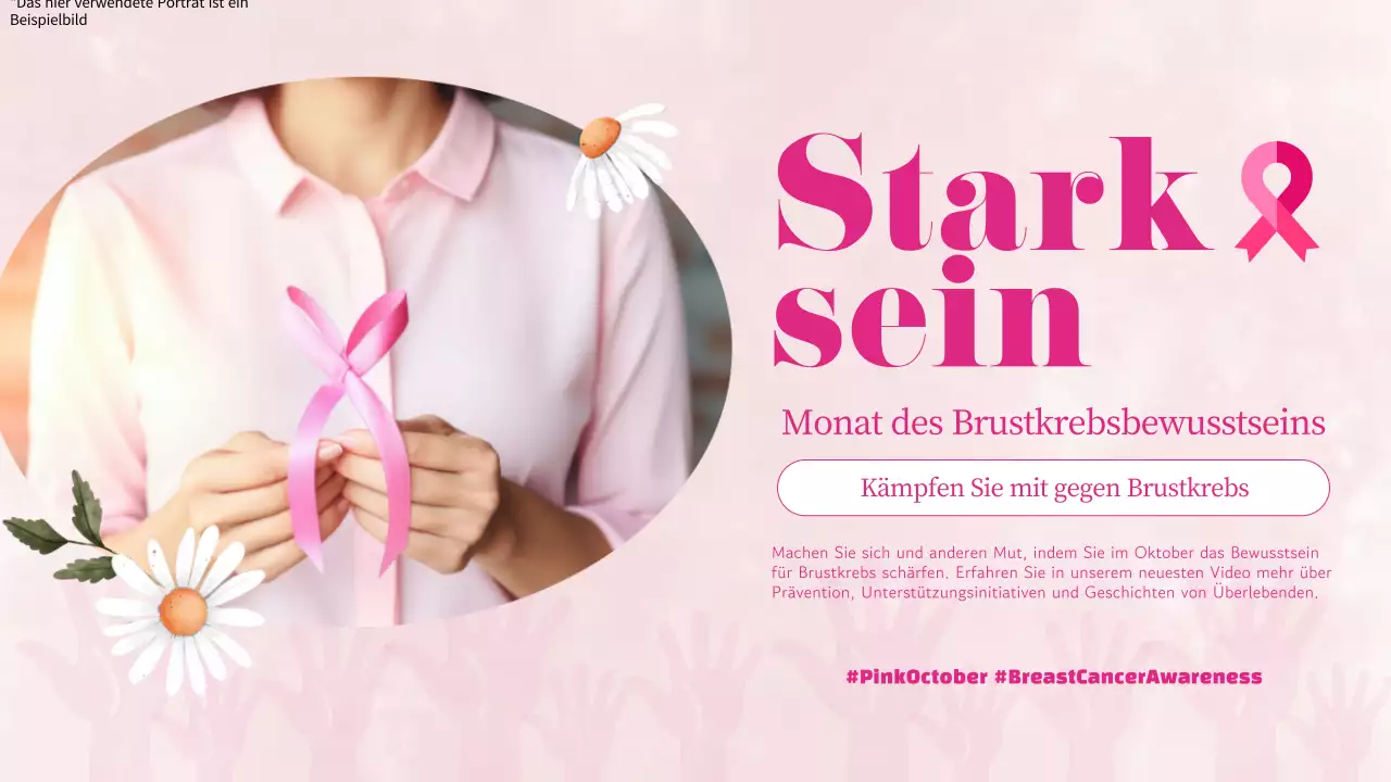 Rosa-weißer Leitfaden für das moderne Brustkrebsbewusstsein