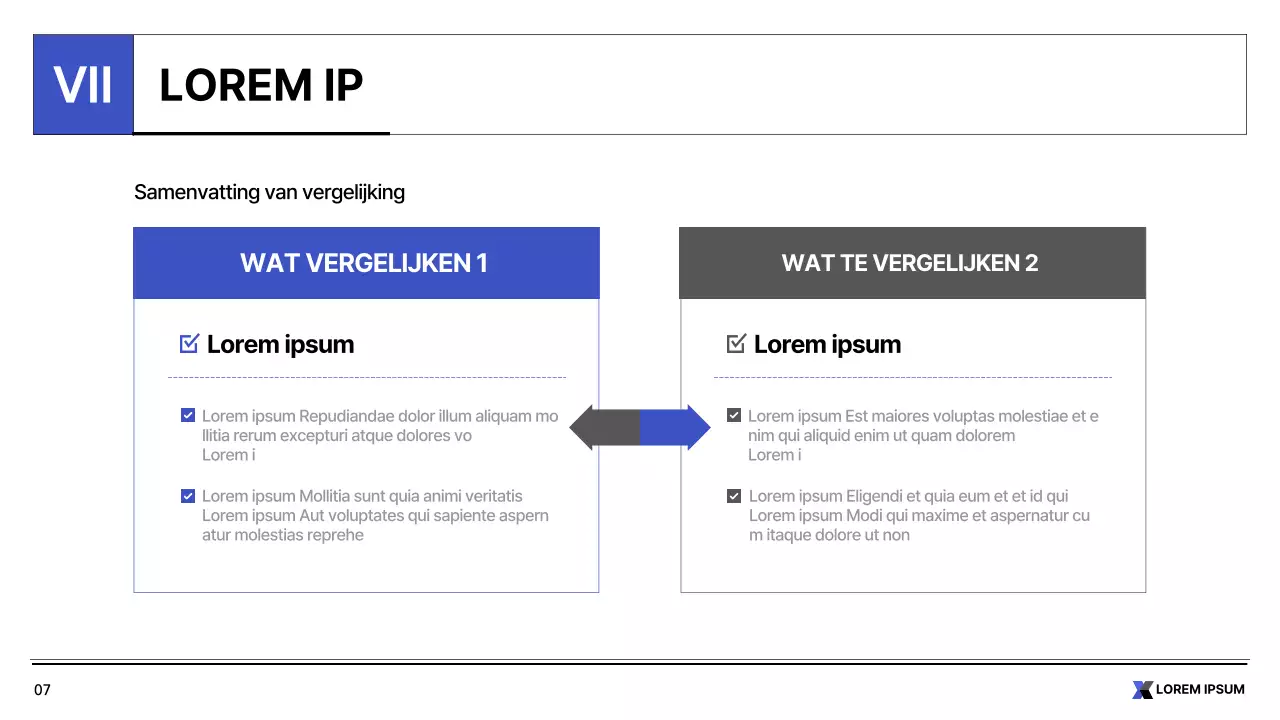 Eenvoudig blauw en wit rapport voor de publieke sector