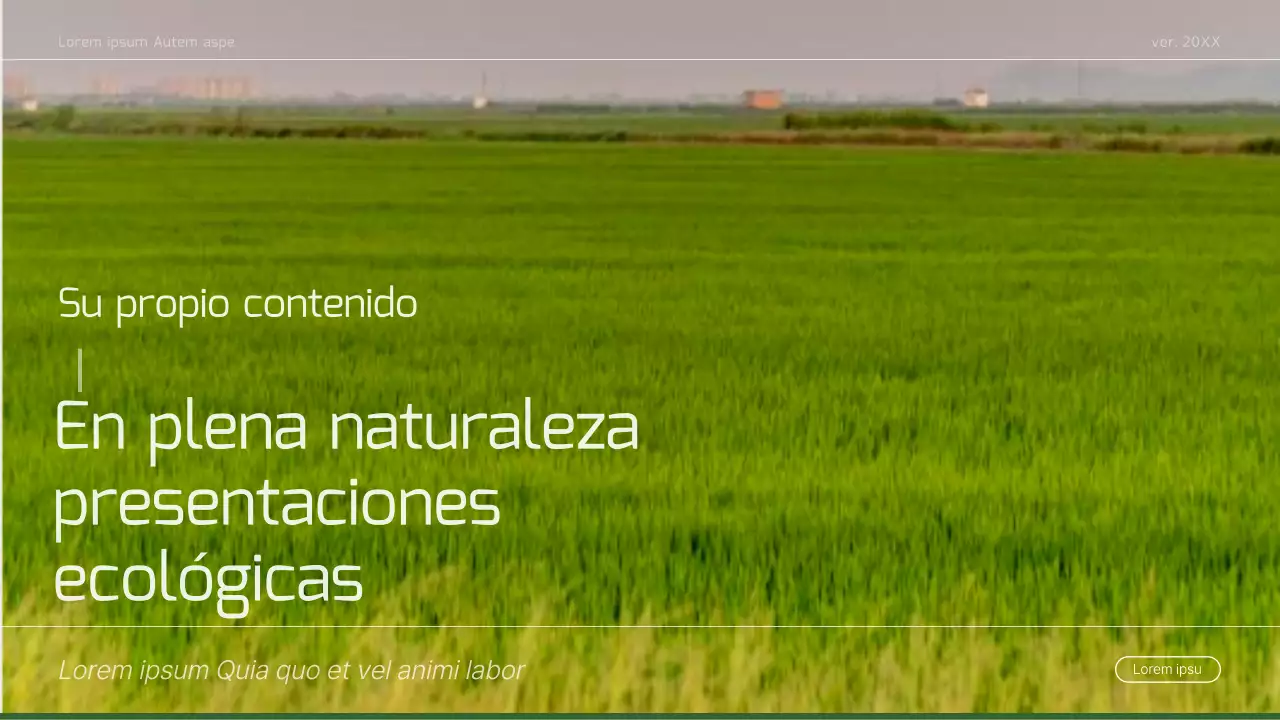 Un moderno informe verde en verde y marfil