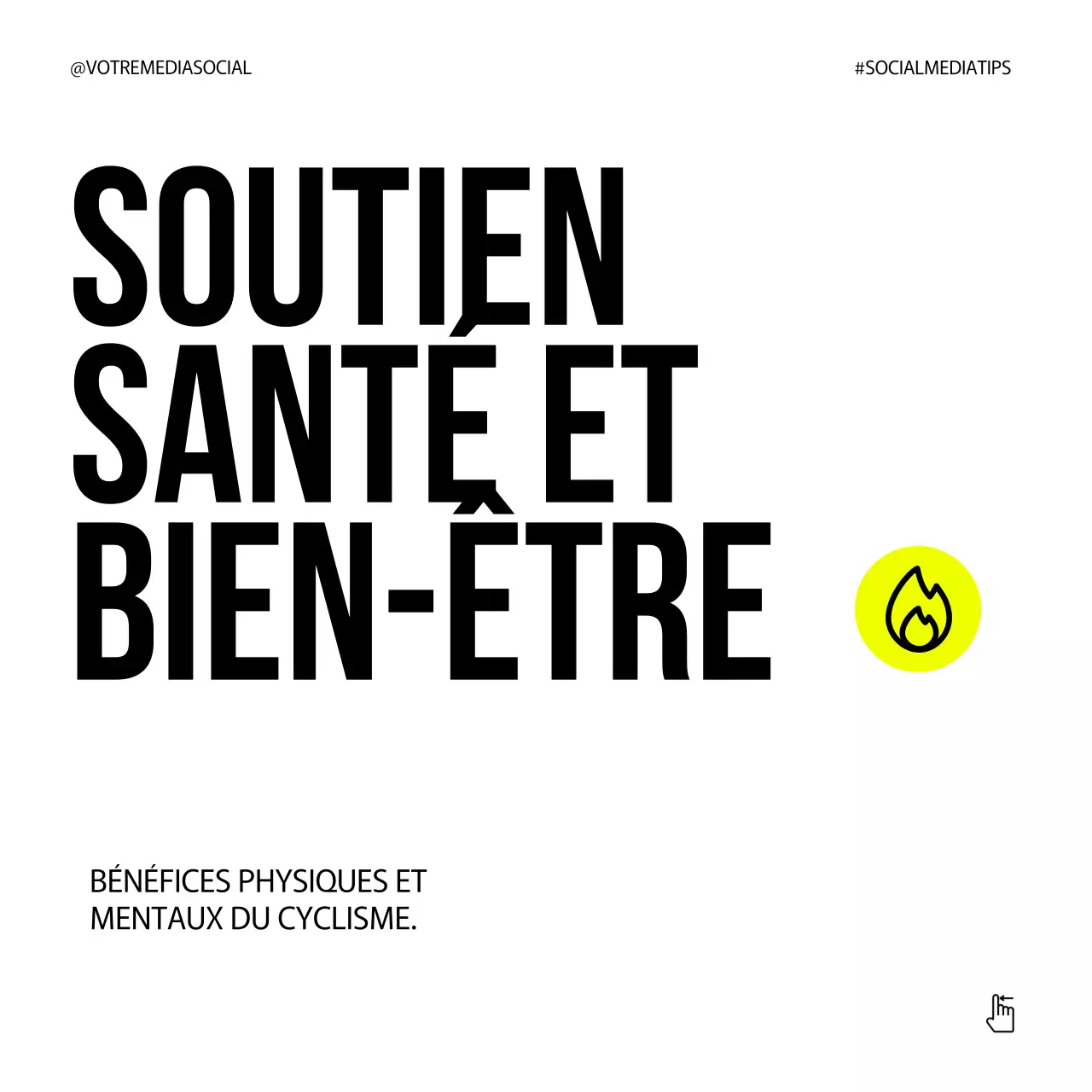 Gris Néon Vert Gras Journée nationale du vélo Conseils Instagram Carousel Post