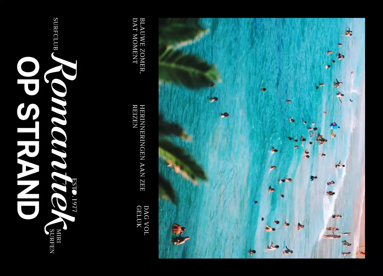 Sentimentele koopwaar met strandfoto's