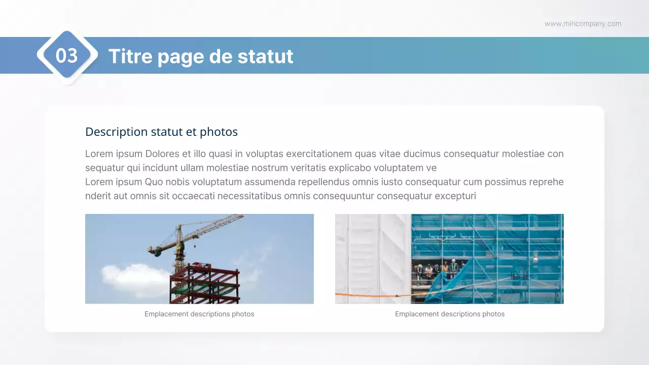 Un rapport simple sur le secteur public en bleu clair et menthe