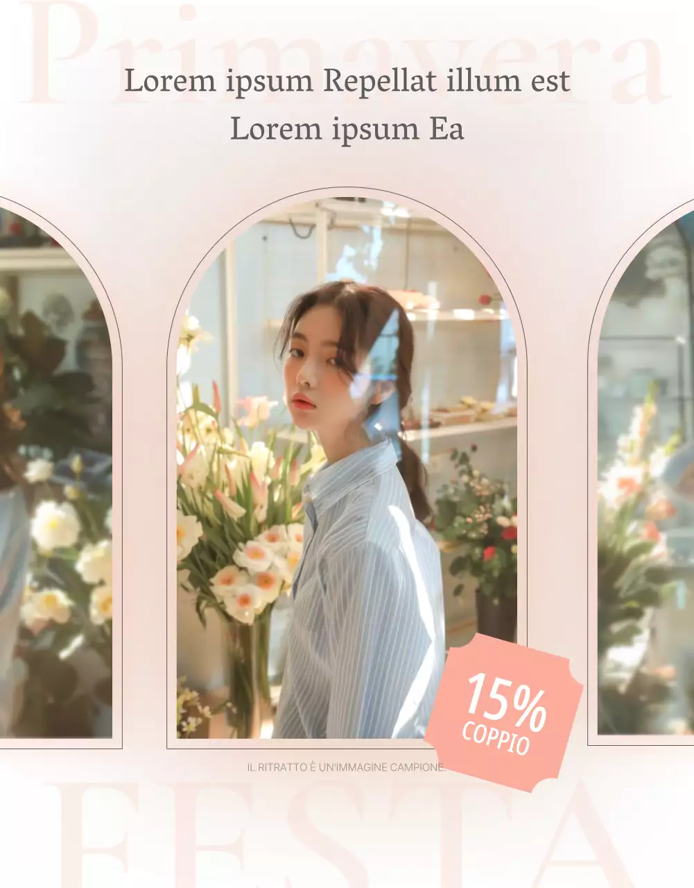 Poster di copertina per un centro commerciale di moda con uno stile semplice di emoji in bianco e grigio MainTitle