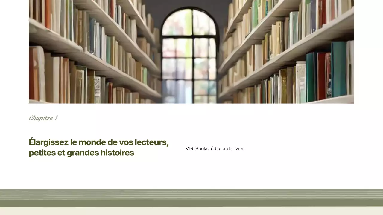 Une proposition de publication vintage en kaki et beige