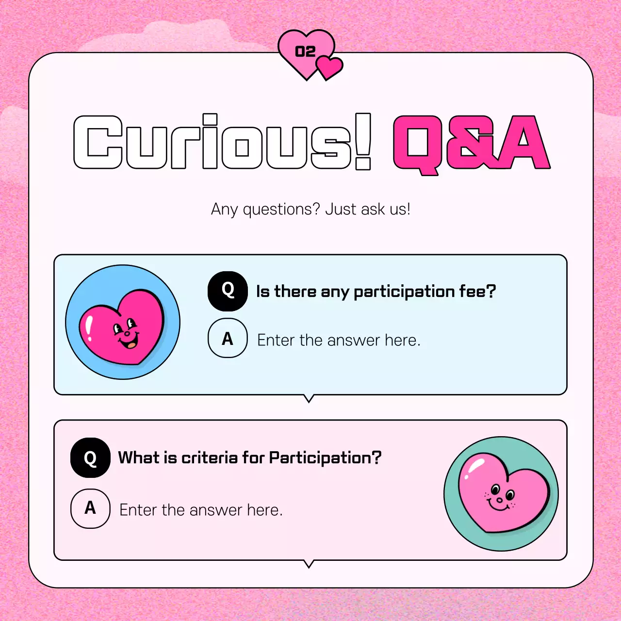 Pink Trendy Matching Event Promotion Instagram Carousel