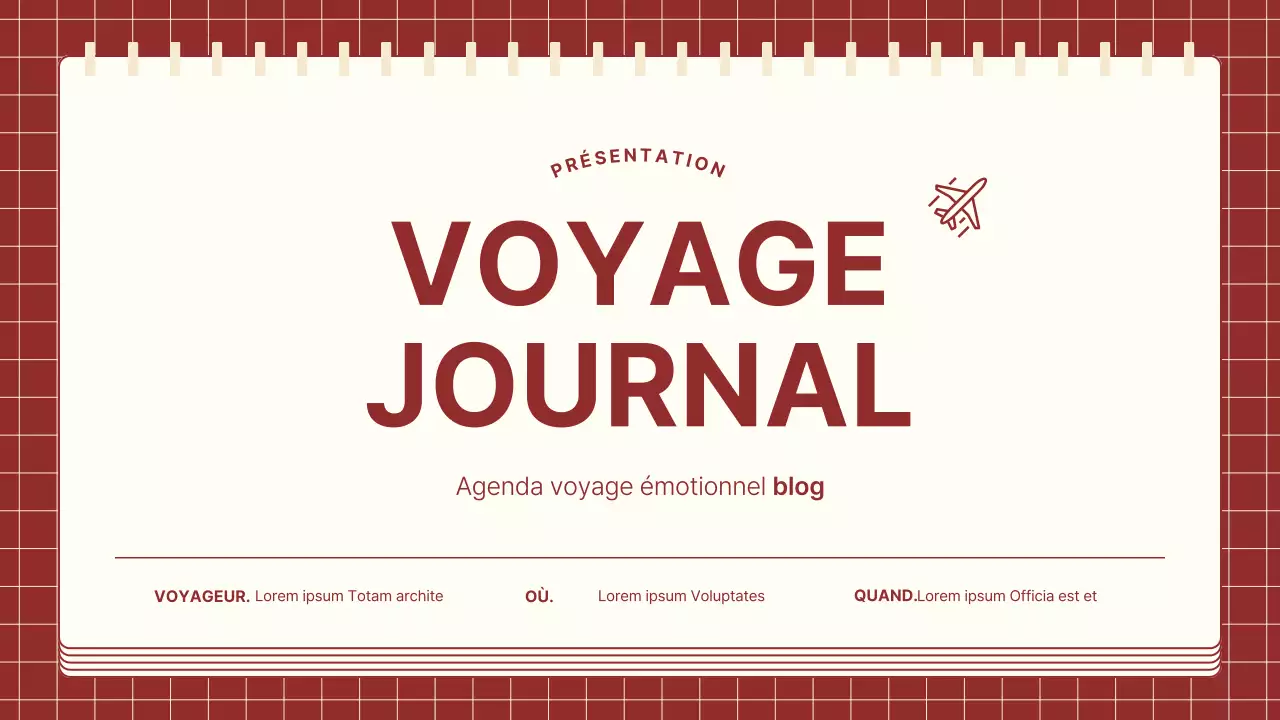 Un itinéraire douillet en rouge et ivoire