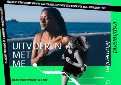 De trendy Olympische sportpromotie van Fluorescence
