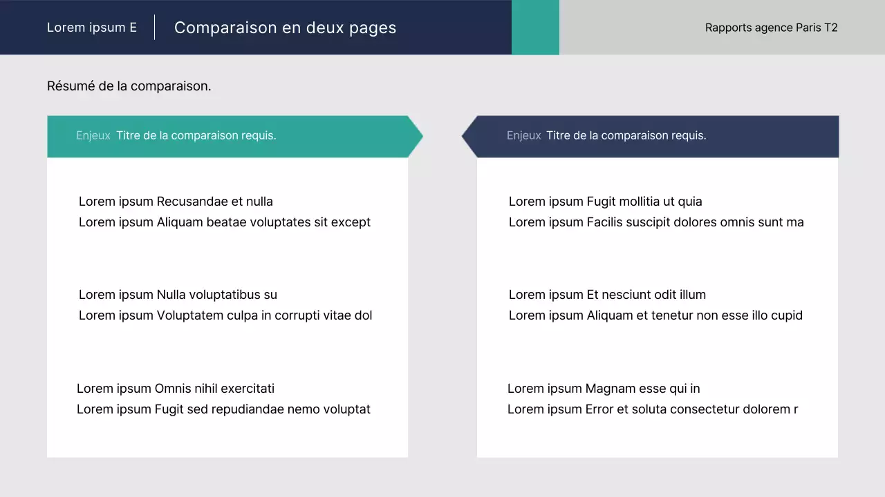 Des rapports simples sur le secteur public en bleu et menthe