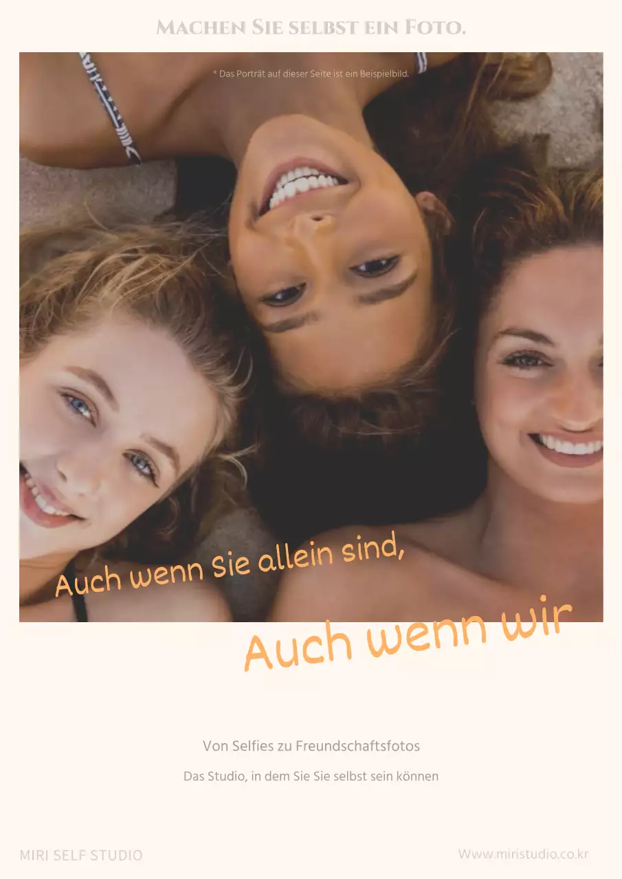 Bewerben Sie Ihr minimalistisches Selbststudio mit emotionalen Fotos in Beige und Braun