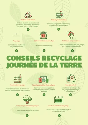 Conseils de recyclage pour la Journée de la Terre