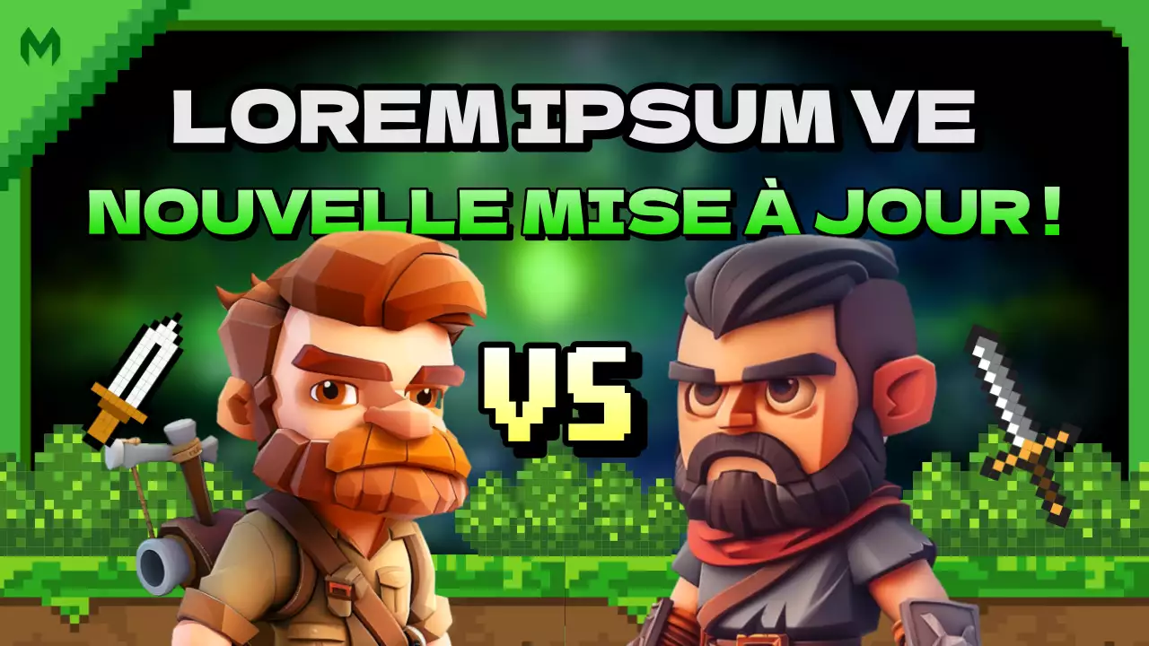 Miniature de l'épreuve de force du jeu fantastique vert et noir