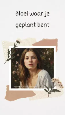 Beige Vintage fotocollage