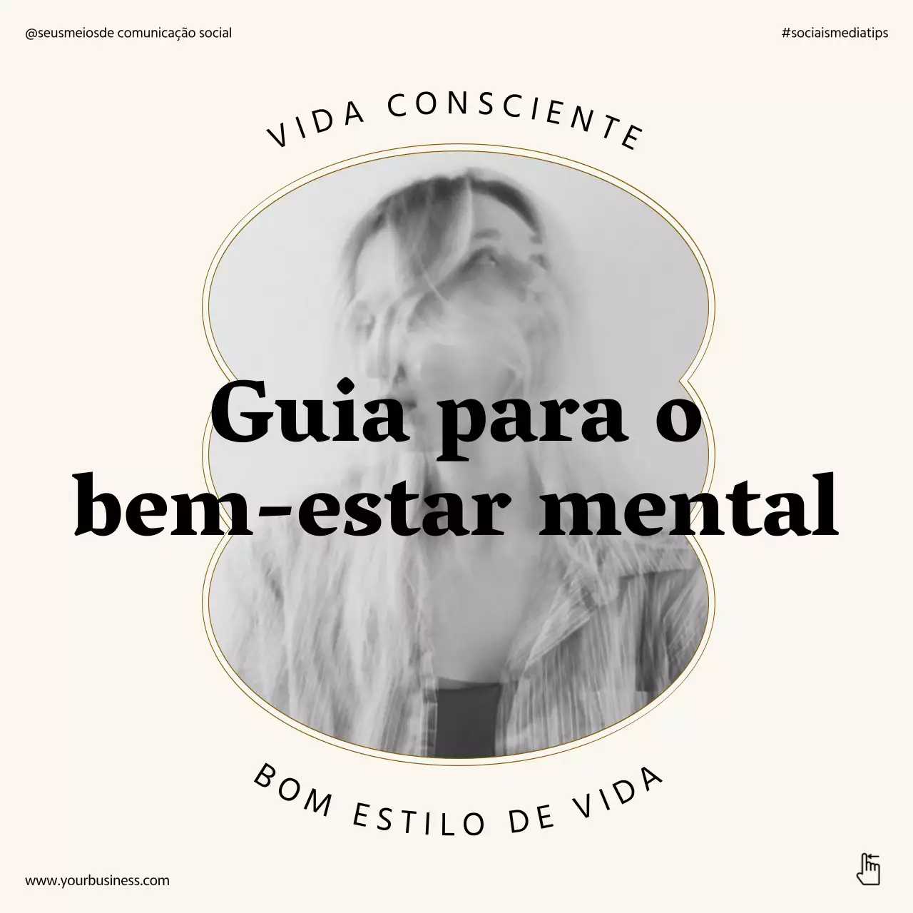 Bege Minimal Mental Wellness Good Lifestyle Instagram Carousel Post