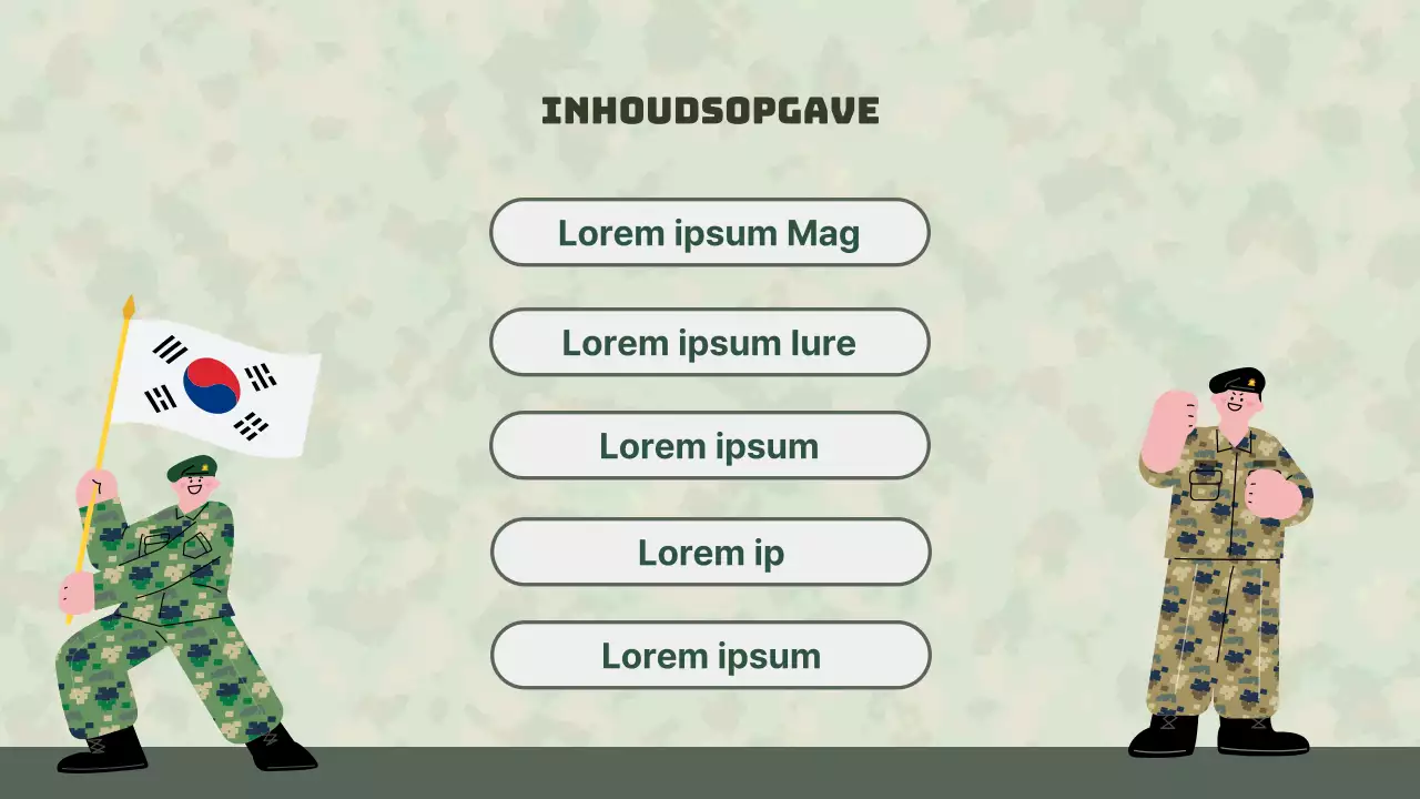Een eenvoudige, groene en limoengroene briefinggids voor aanwervers