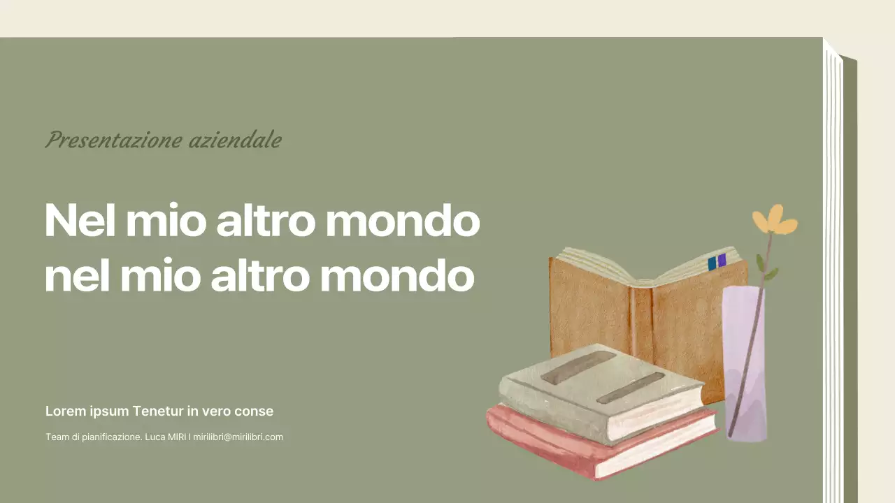 Una proposta di pubblicazione vintage in cachi e beige