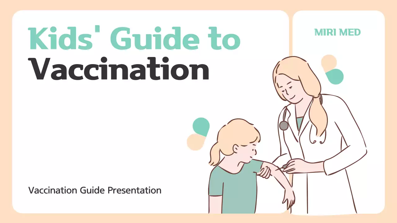 Beige Minimal Vaccination Guide Presentation
