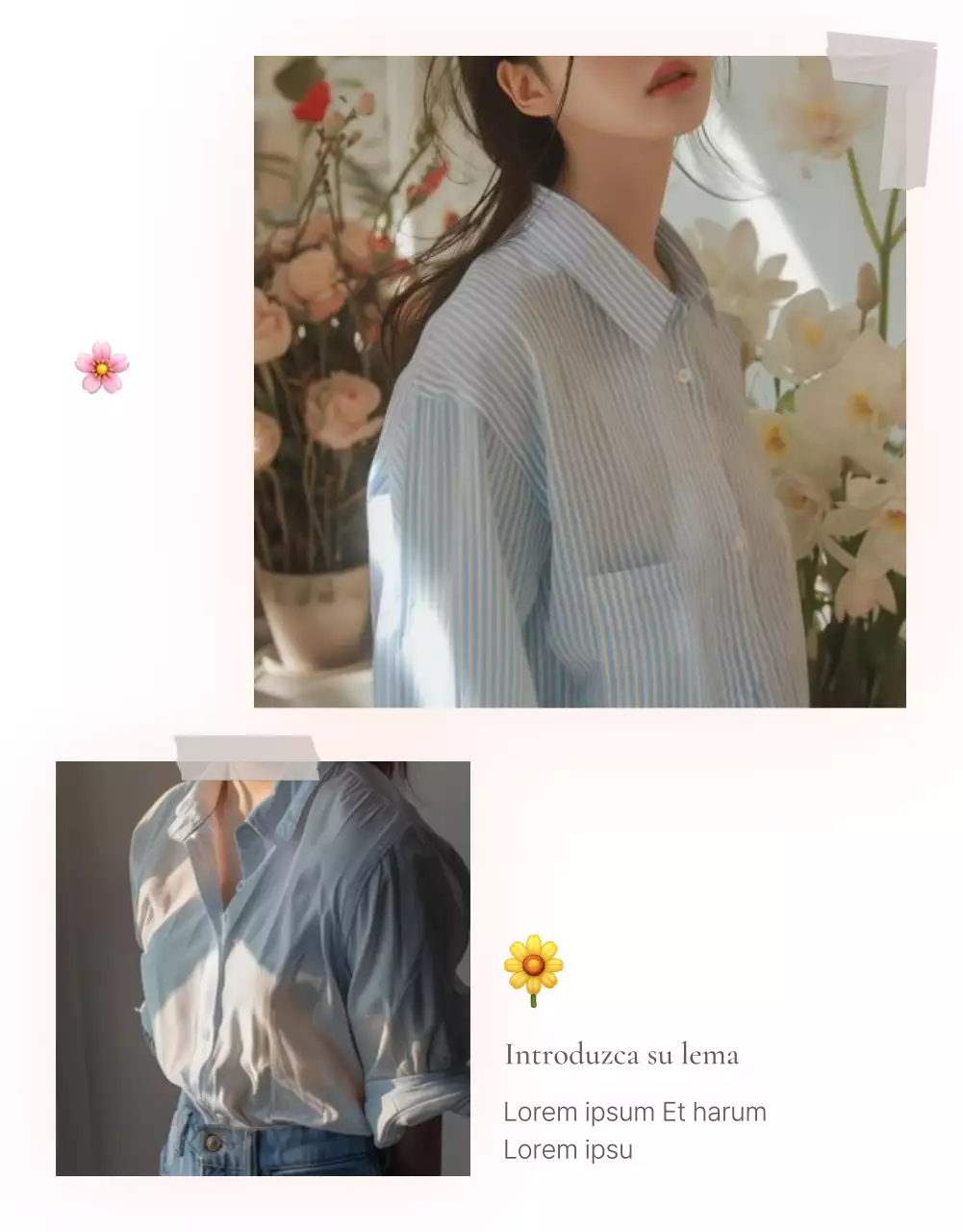 Un diseño de foto o anuncio para un centro comercial de moda con un estilo sencillo de emojis blancos y grises.