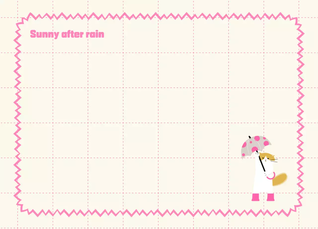 Para produtos de cafetaria com ilustrações de gatos cor-de-rosa e bege