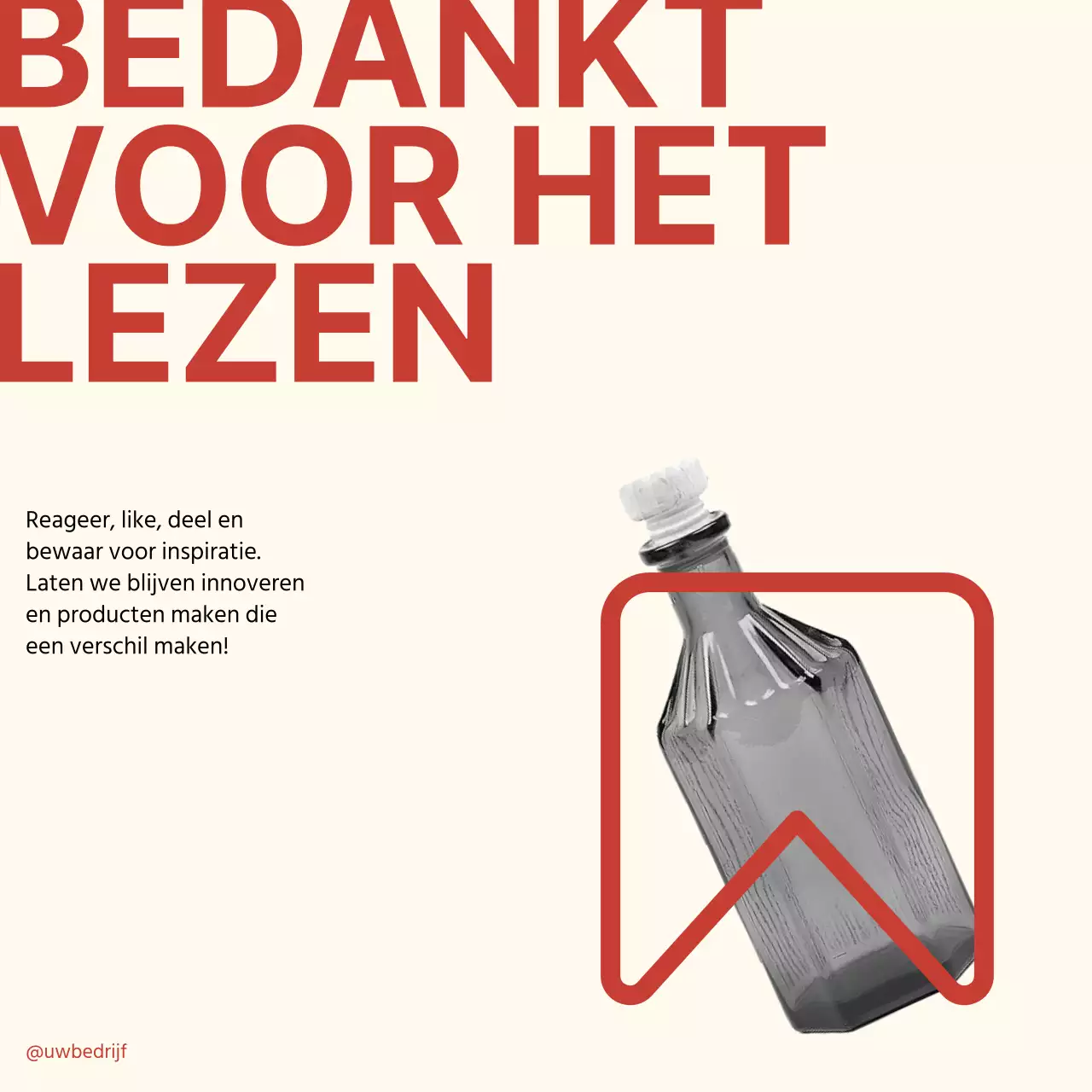 Rood Beige Minimal Bold Gids Ontwikkeling Product Instagram Carrousel Tips Strategie