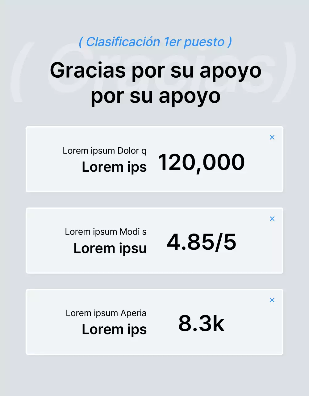 Promueva una introducción de página de detalles de moda en azul y blanco