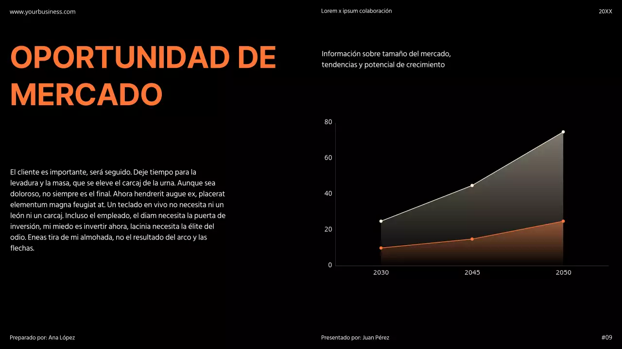 Orange Modern Minimal Bold Pitch Deck Propuesta