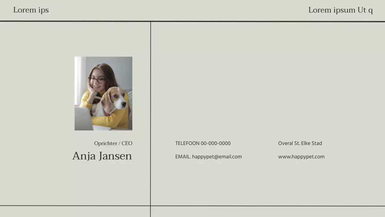 Grijze en zwarte minimalistische moderne zakelijke krantenpresentatie