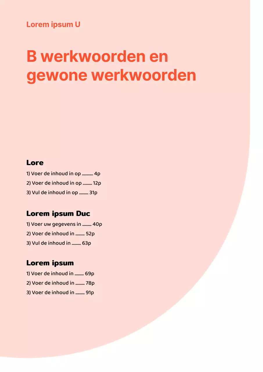 Trendy Engelse schriften in oranje en wit