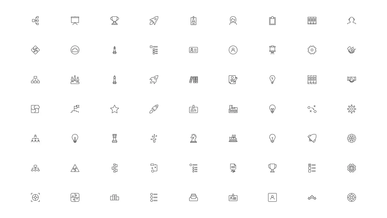 Blanco y negro Minimal Simple Business Product Pitch