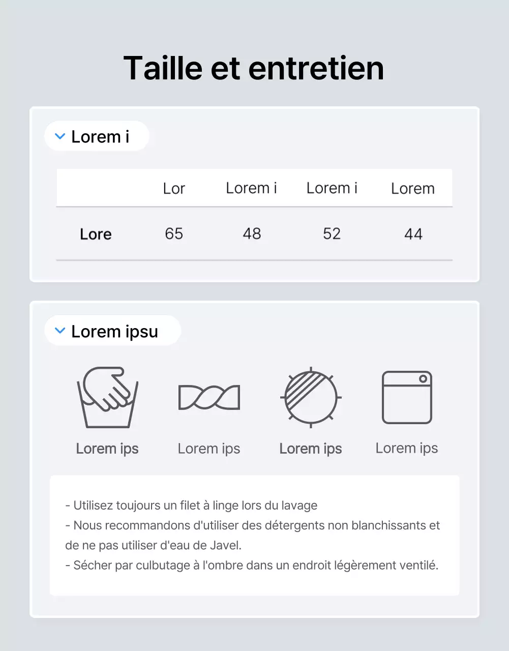 Promouvoir la tendance de la mode bleue et blanche avec une page détaillée sur ce qu'il faut rechercher