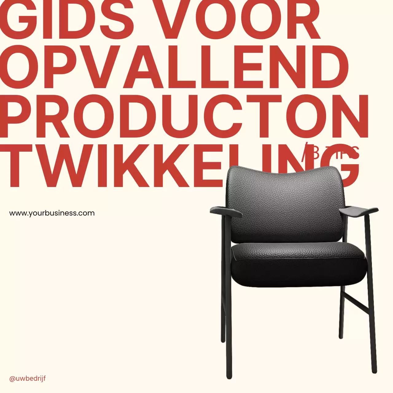 Rood Beige Minimal Bold Gids Ontwikkeling Product Instagram Carrousel Tips Strategie
