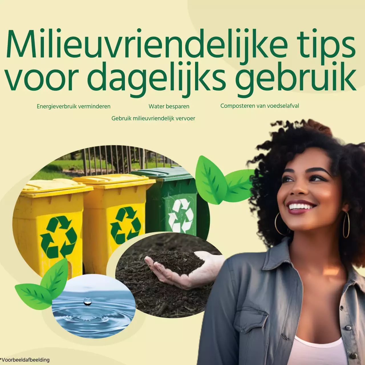 Een gids om de moderne Dag van de Aarde in groen en geel te vieren