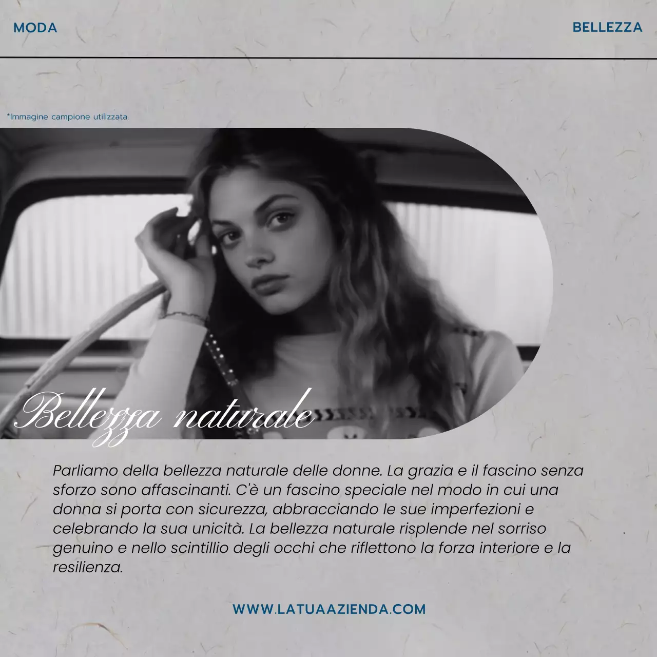 Grigio Blu e Bianco Trend Truccatore Promozione Scuola di Bellezza