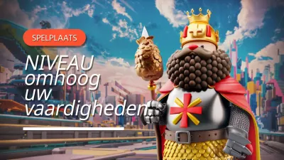 Blauw en grijs animatie spel vaardigheden video cover