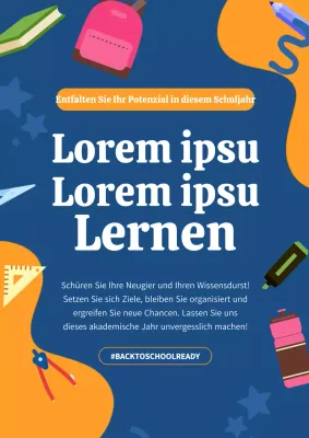 Werbung für das spezielle Kursprogramm Ihrer Schule
