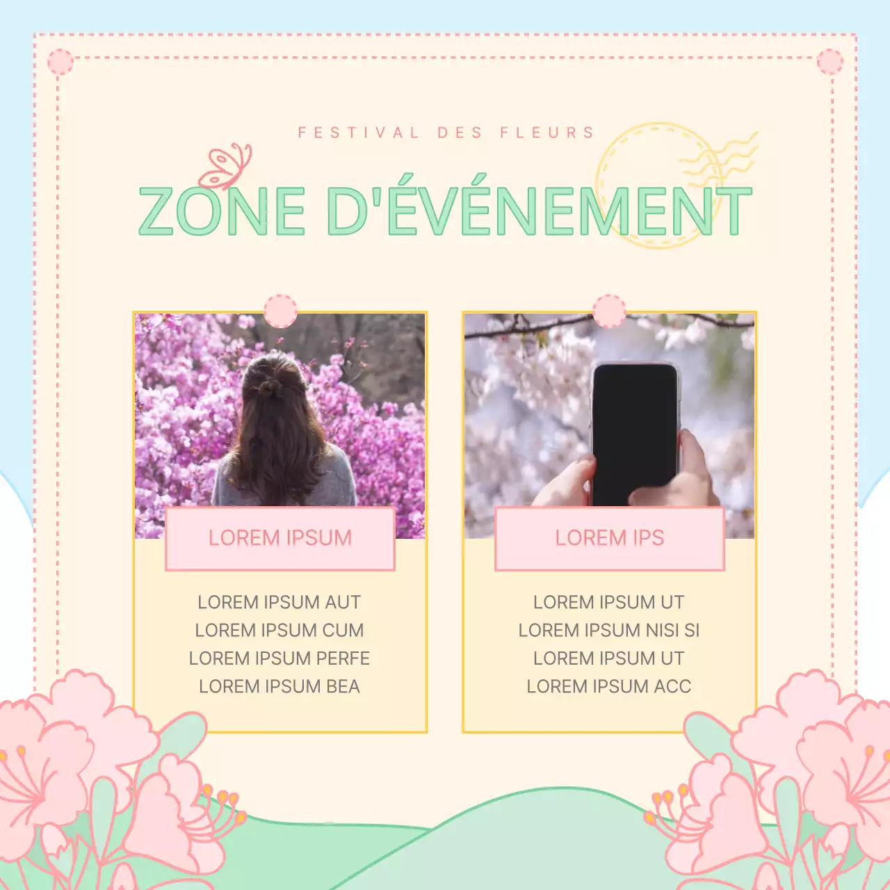 À propos du festival des rhododendrons roses et jaunes