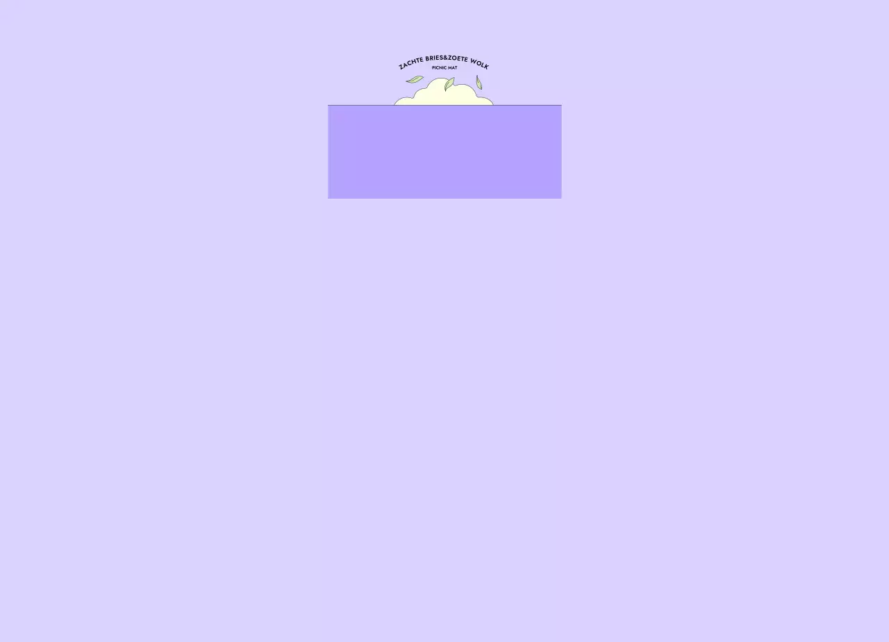 Een mysterieuze illustratie van een gouden appel die drijft op een zee van wolken.